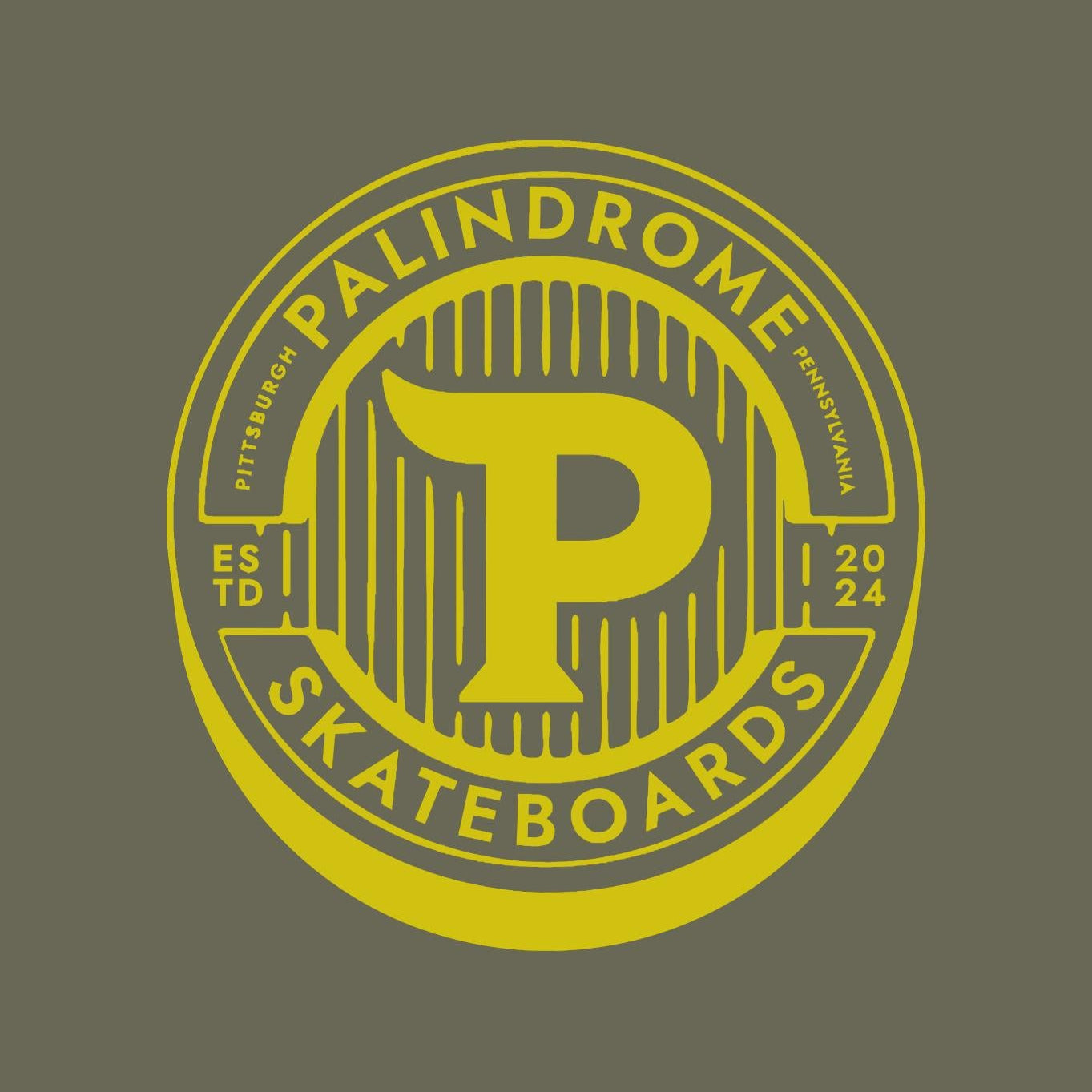 Twin Shape Deck - Green Circle Logo